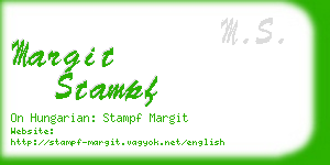 margit stampf business card